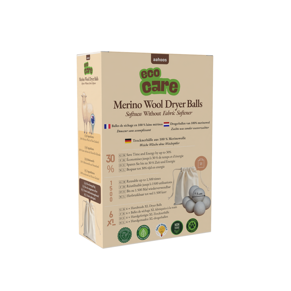 AAHOOS ECOCARE XL Merino Wool Dryer Balls - Packshot